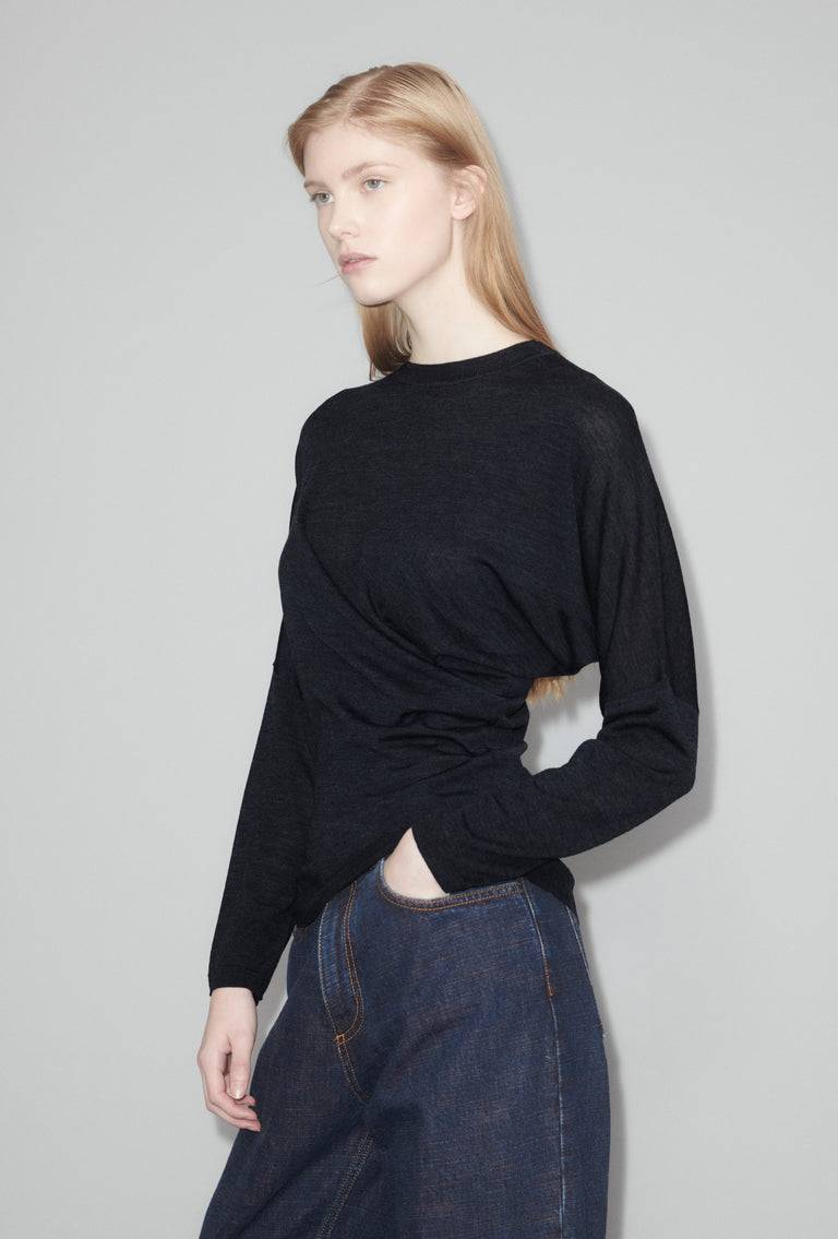 Odeeh Merino Extrafine Pullover, Jet Black Fabrikpreis