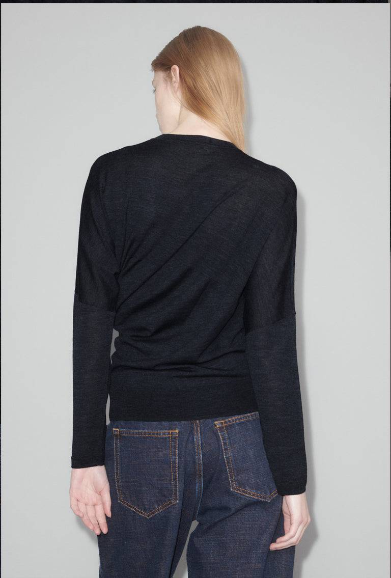 Odeeh Merino Extrafine Pullover, Jet Black Fabrikpreis