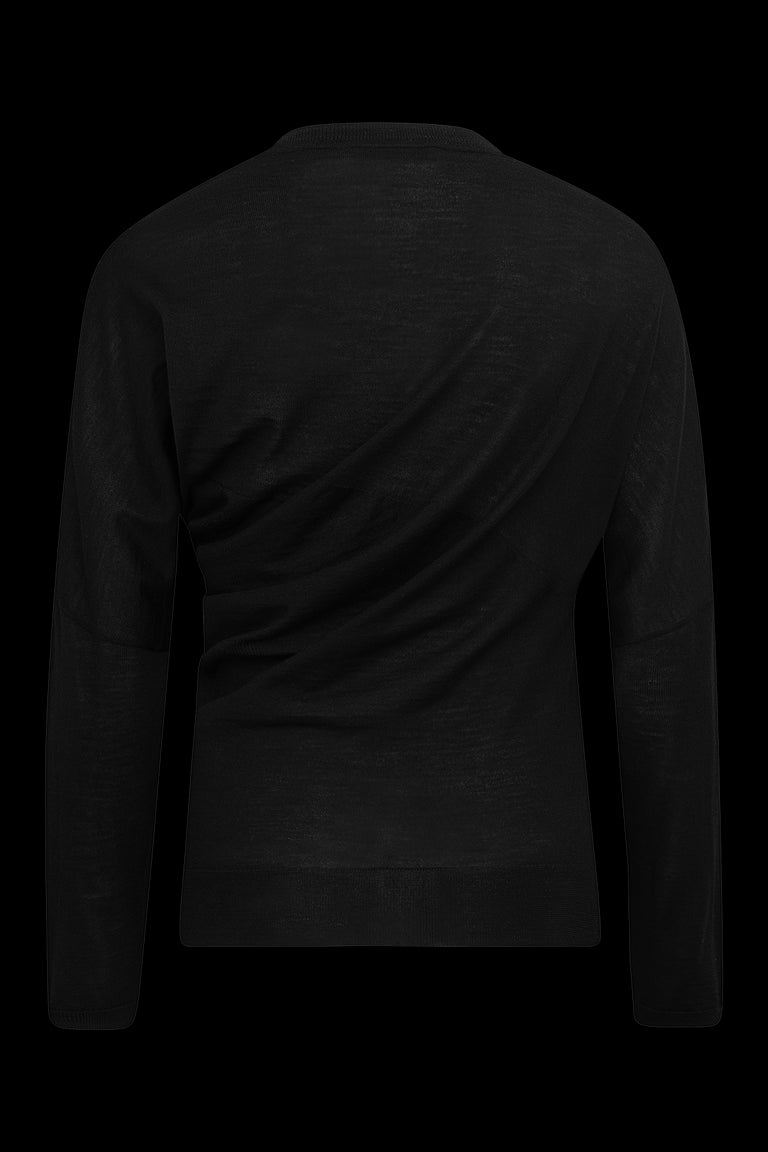 Odeeh Merino Extrafine Pullover, Jet Black Fabrikpreis
