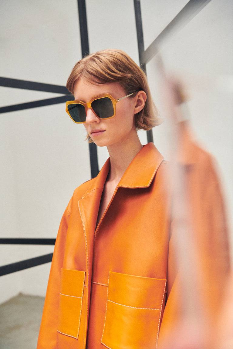Odeeh NEUBAU Phaedra Sonnenbrille, Honey/Gold Online Shopping