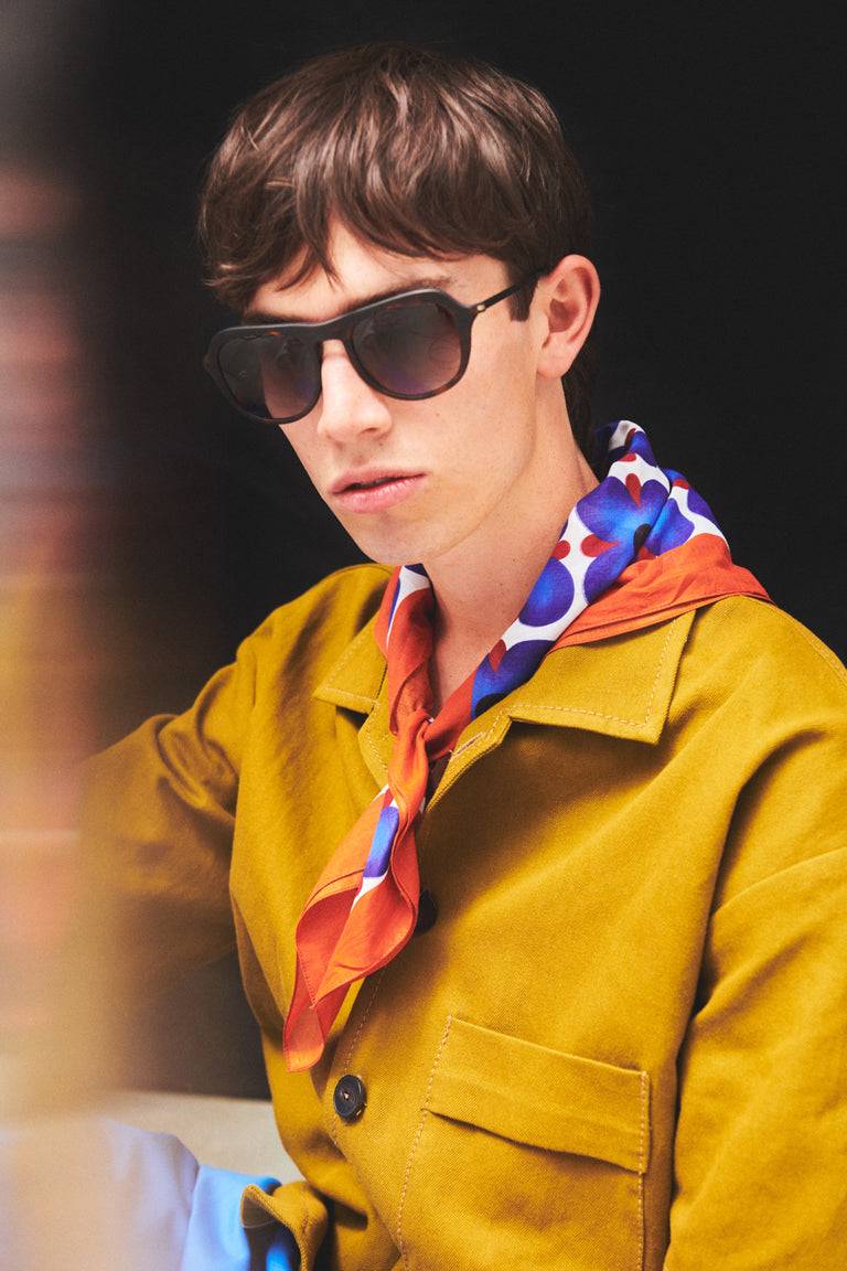 Odeeh NEUBAU Alexis Sonnenbrille, Dark Tortoise Matte / Black Cyber Monday