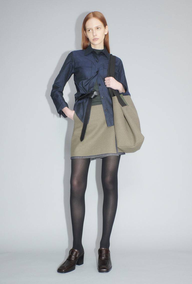 Odeeh Bounded Denim Tasche, Khaki Lagerräumung