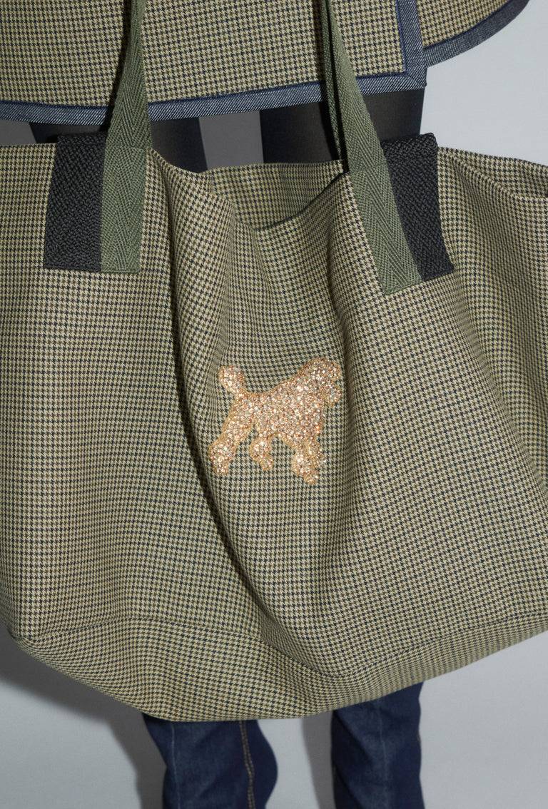 Odeeh Bounded Denim Tasche, Khaki Lagerräumung