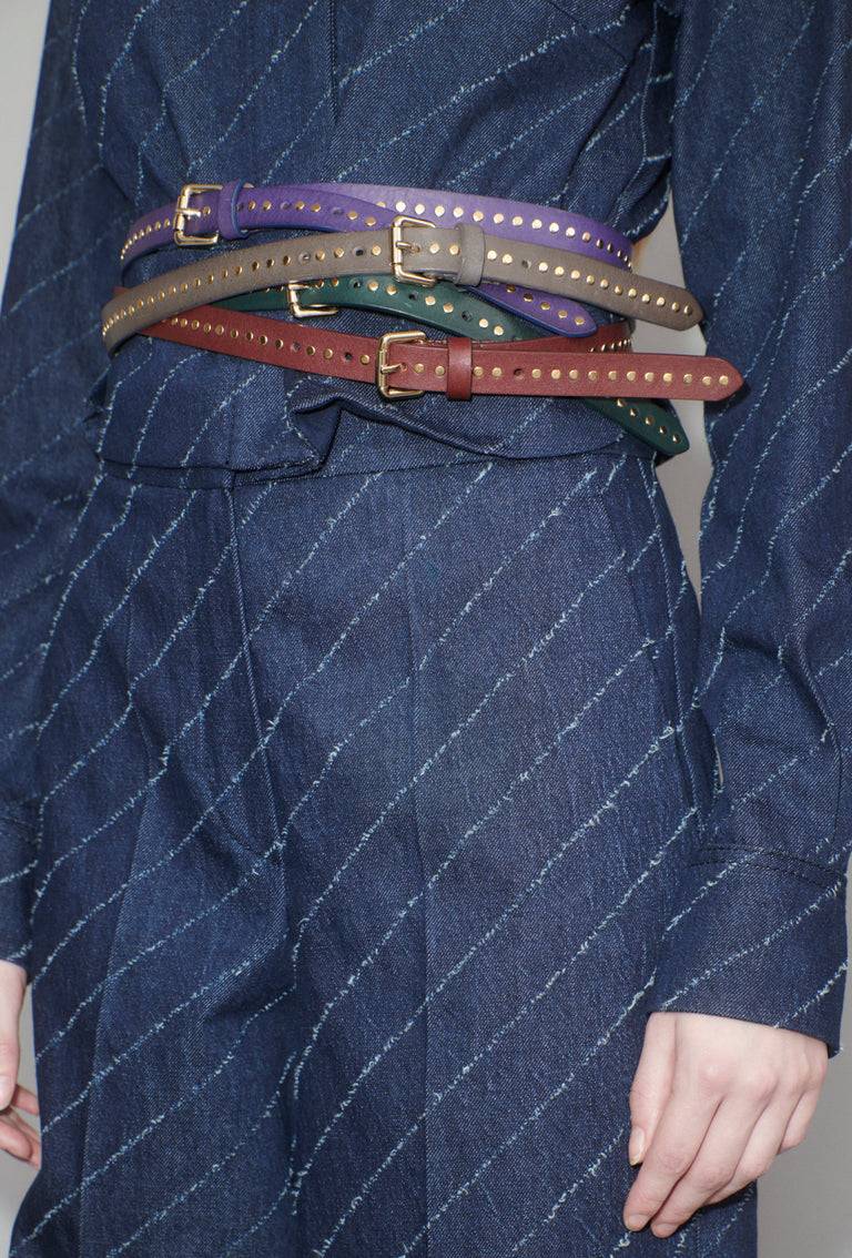 Odeeh Leather Belt, Night Forest Online Outlet