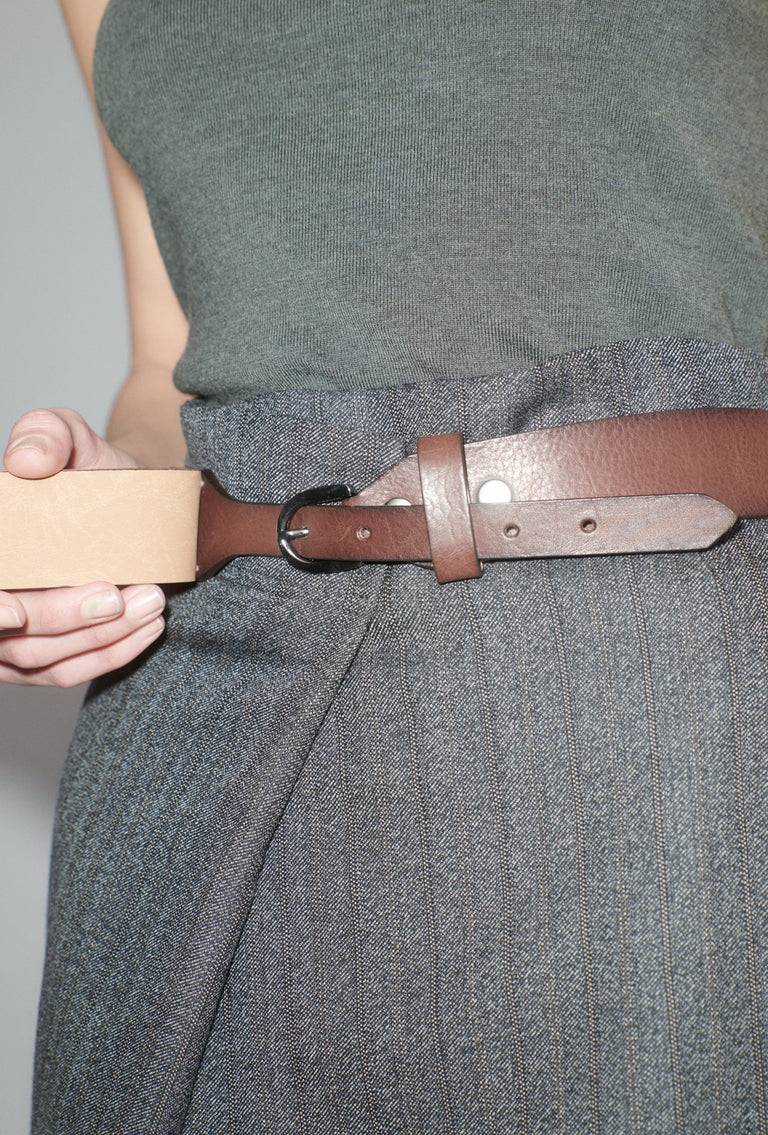 Odeeh Leather Belt, Toffee Exklusive Angebote