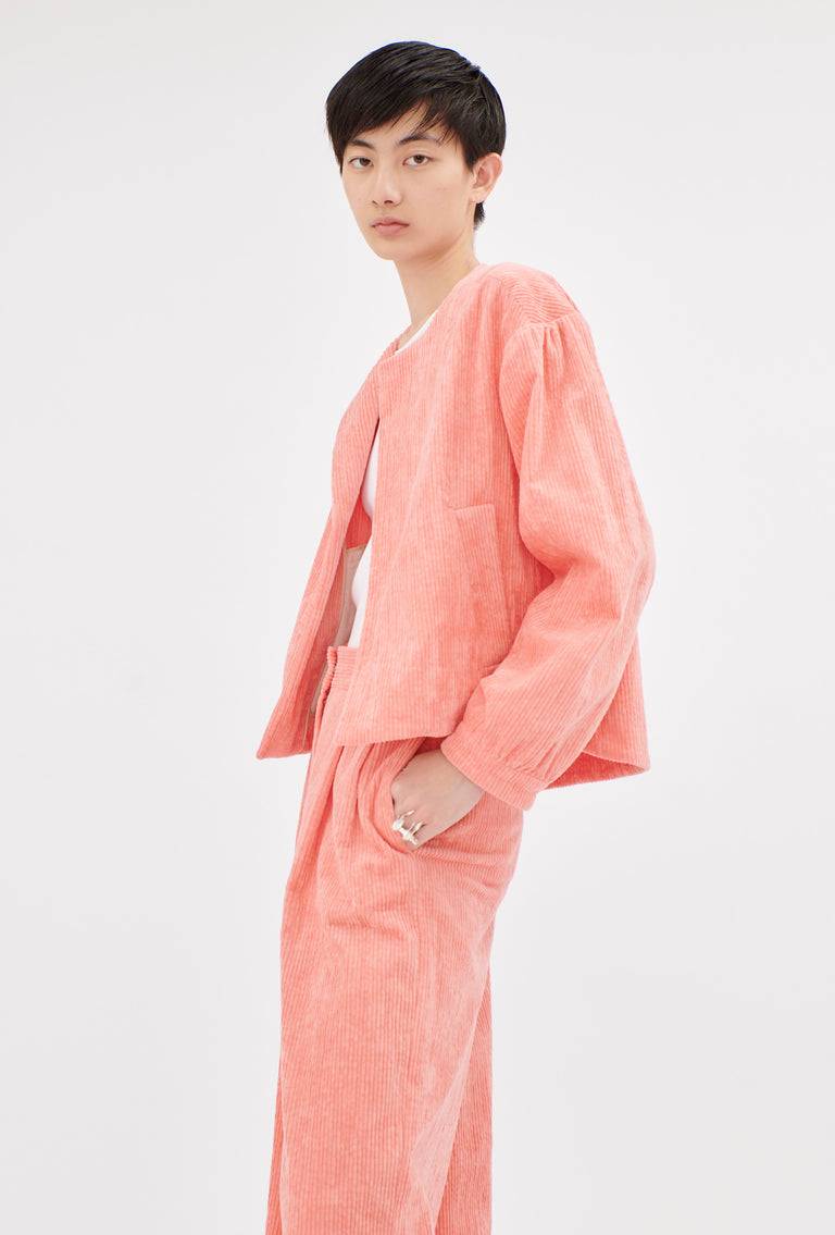 Odeeh Washed Corduroy Jacke, Flamingo Begrenzte Freigabe