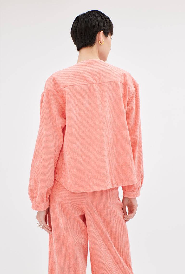 Odeeh Washed Corduroy Jacke, Flamingo Begrenzte Freigabe