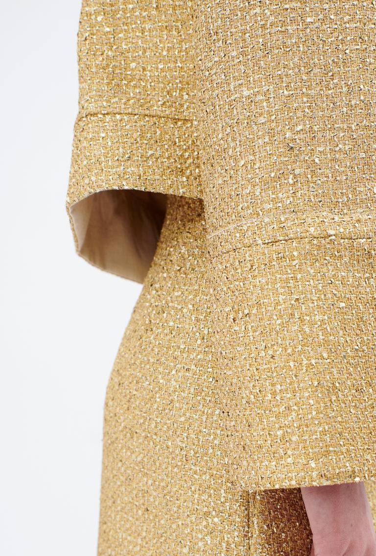 Odeeh Gold Brocade Jacke, Gold Letzte 2 Tage