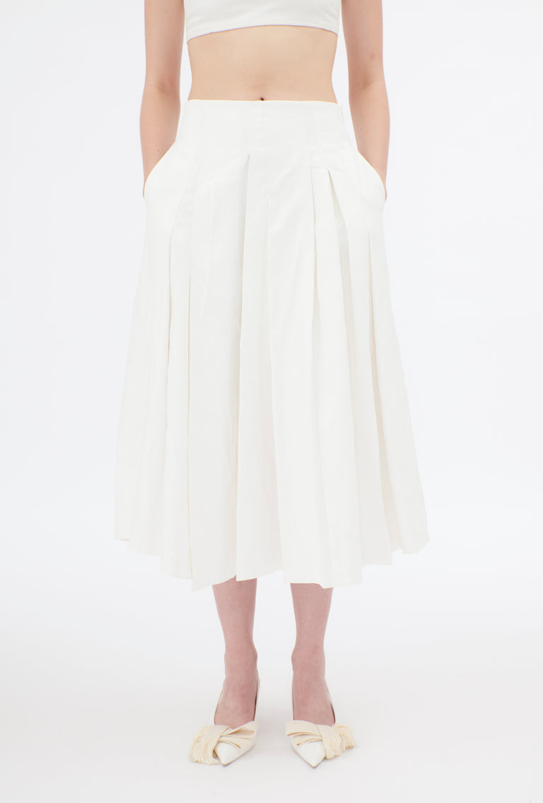 Odeeh Crinkled Duchesse Stonewashed Rock, Milk Discount Store für neue Produkte