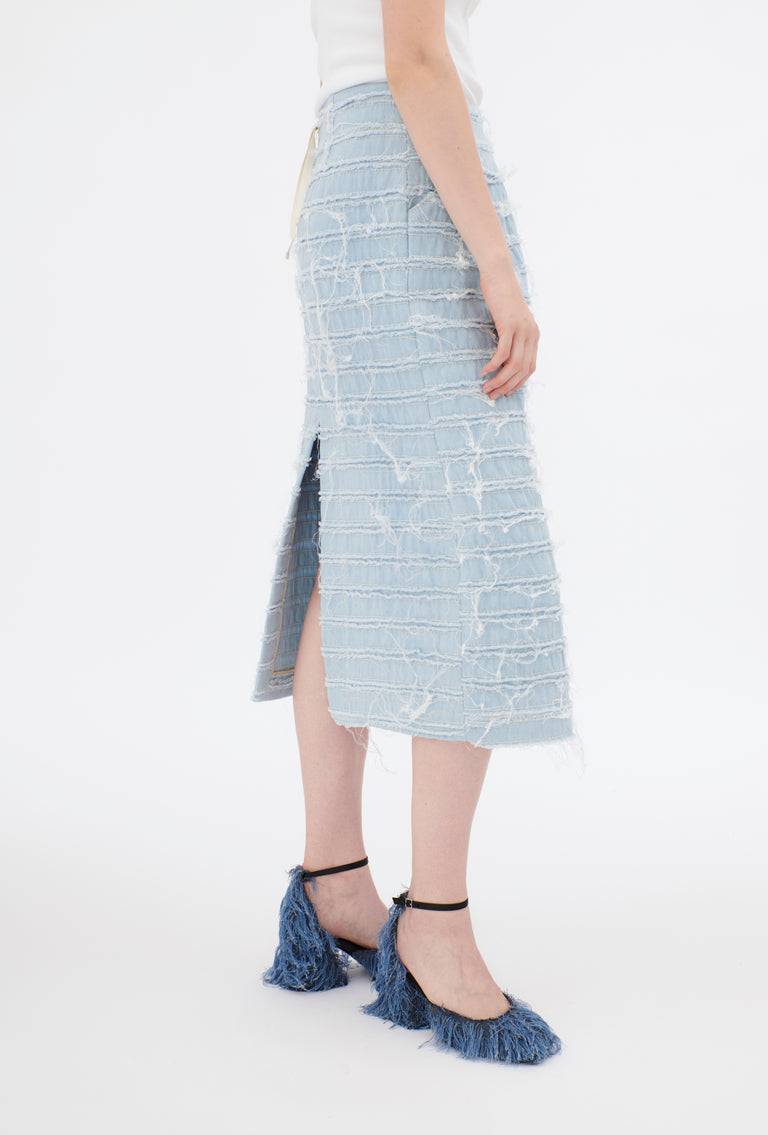 Odeeh Stone Washed Denim Rock, Blue Eyes Nur noch ein Tag übrig