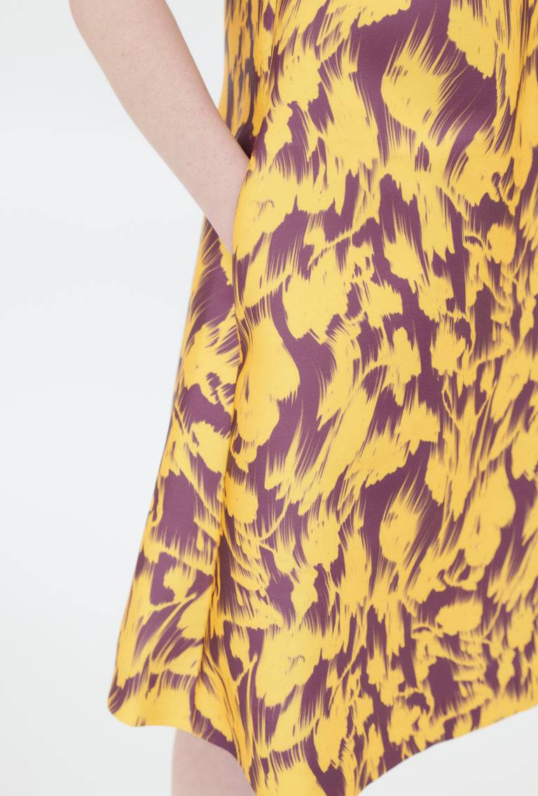 Odeeh Blurred Bouquets Duchesse Kleid, Sun Kostenloser Versand international