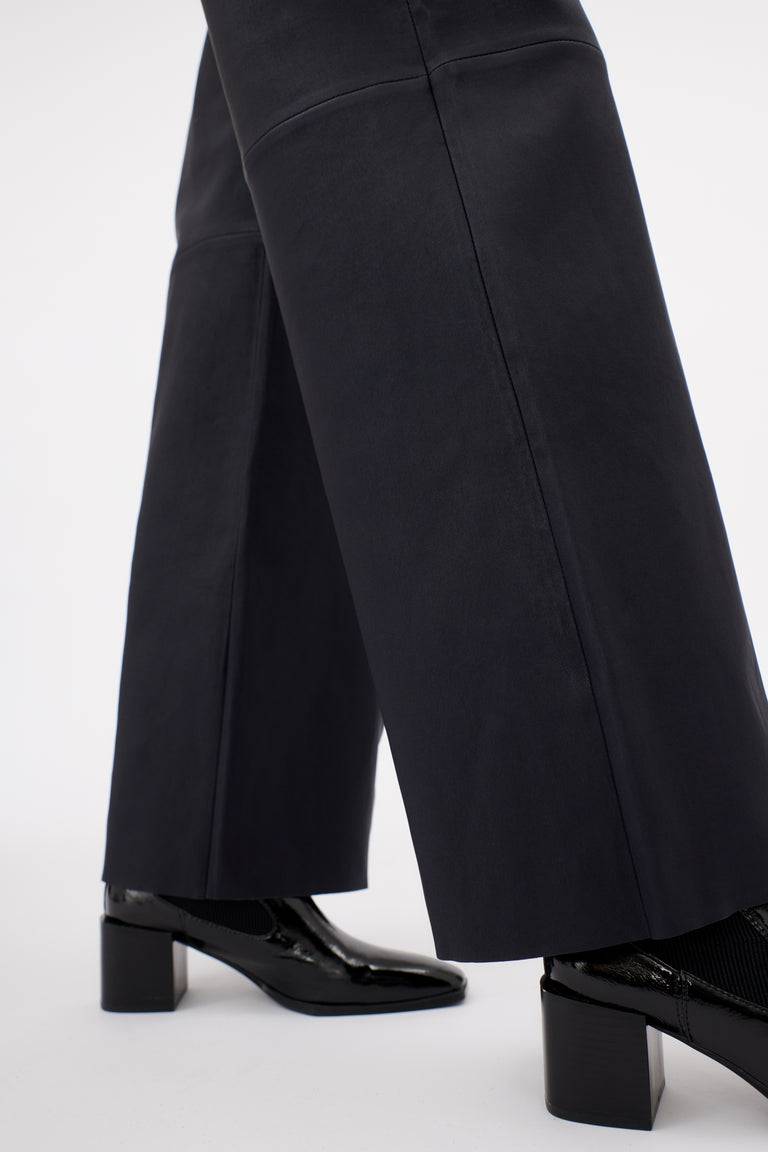 Odeeh Stretch Lamb Nappa Hose, Blackblue 50% Rabatt für begrenzte Zeit