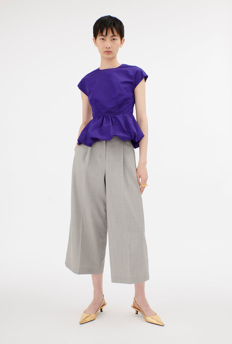 Odeeh Gros Grain Top, Violet Rabatte dieses Monats