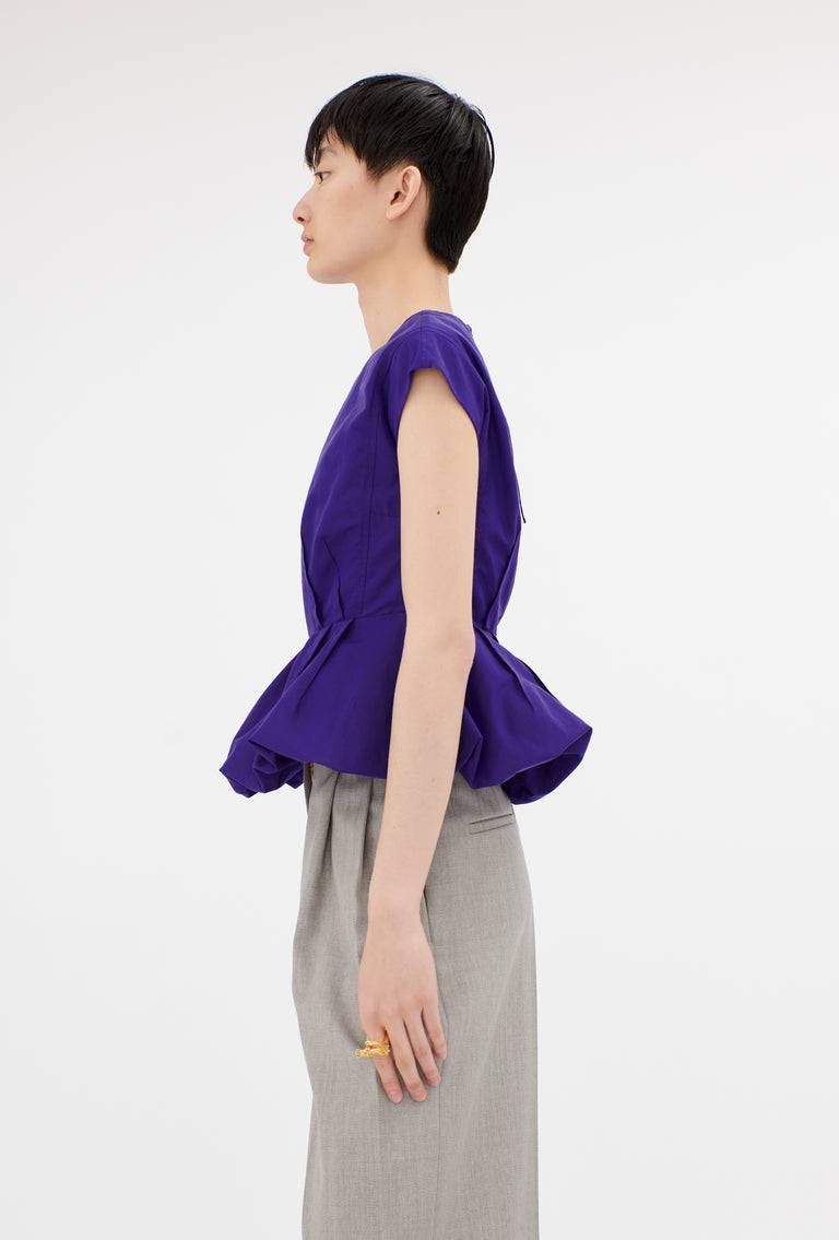 Odeeh Gros Grain Top, Violet Rabatte dieses Monats