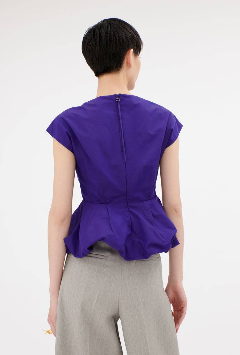 Odeeh Gros Grain Top, Violet Rabatte dieses Monats