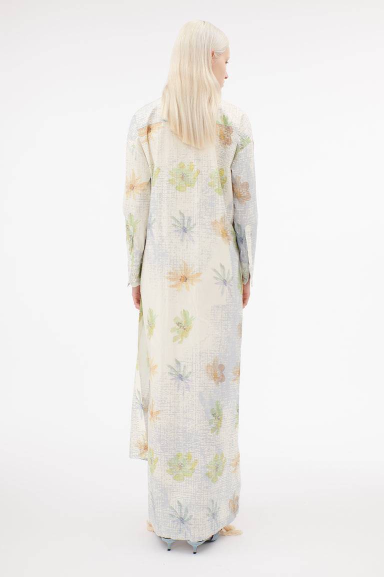 Odeeh Pixelated Daisies Kleid, Birch 2025