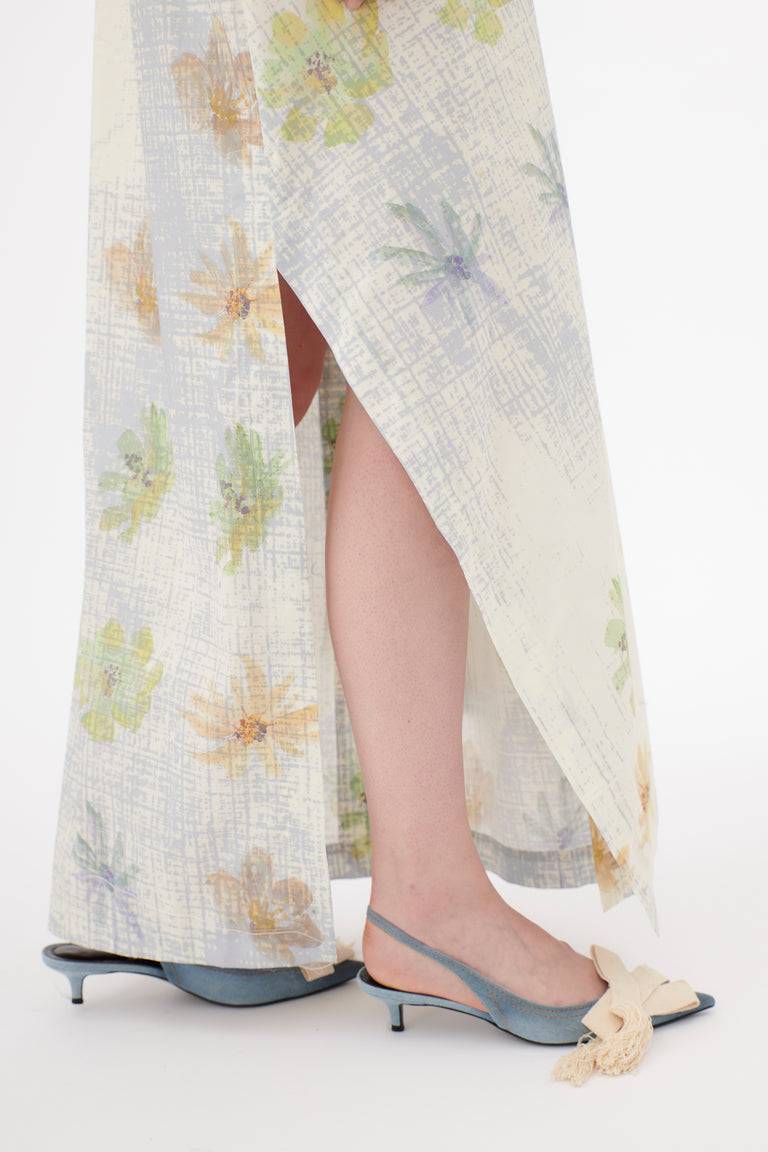 Odeeh Pixelated Daisies Kleid, Birch 2025