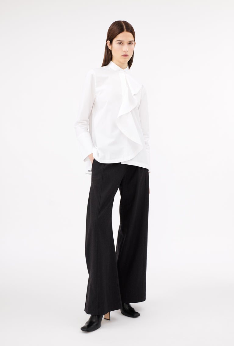 Odeeh Poplin Bluse, White Preisnachlass