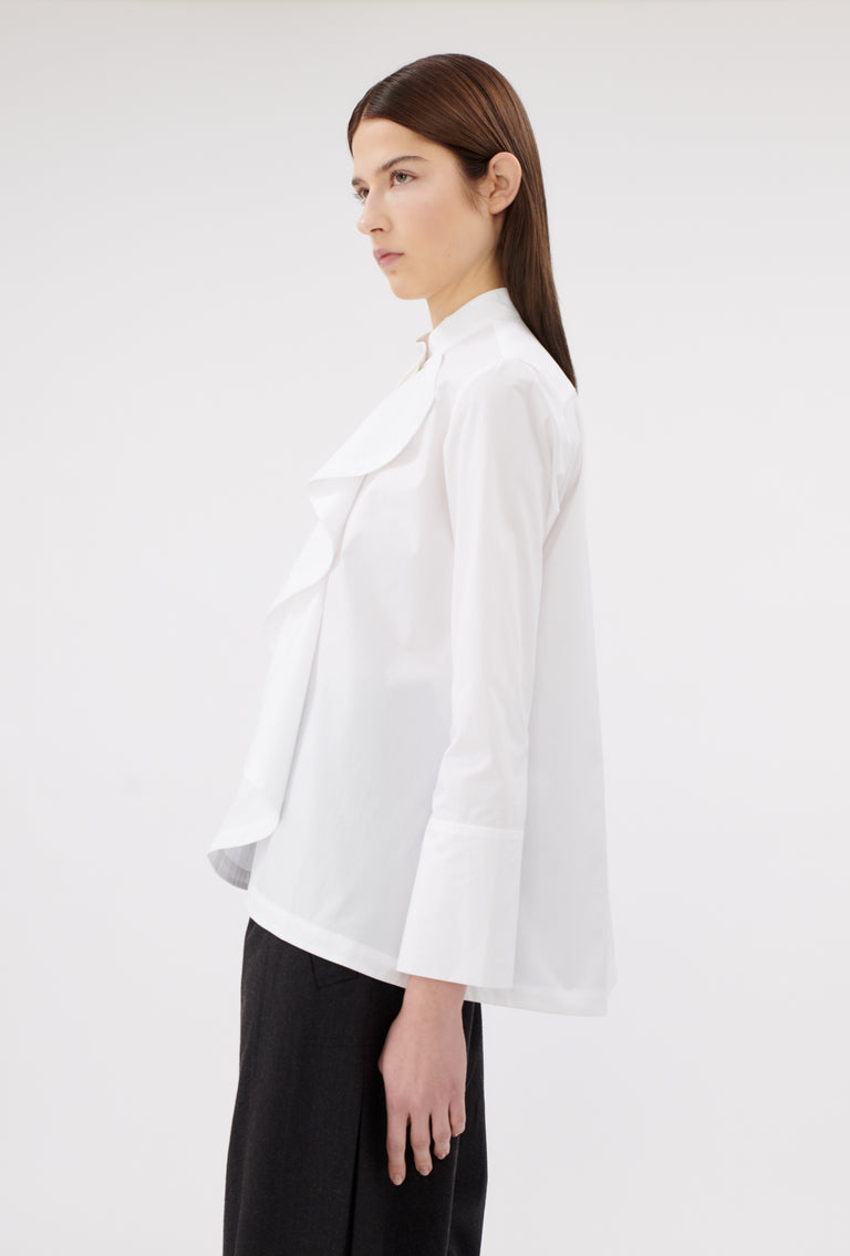 Odeeh Poplin Bluse, White Preisnachlass