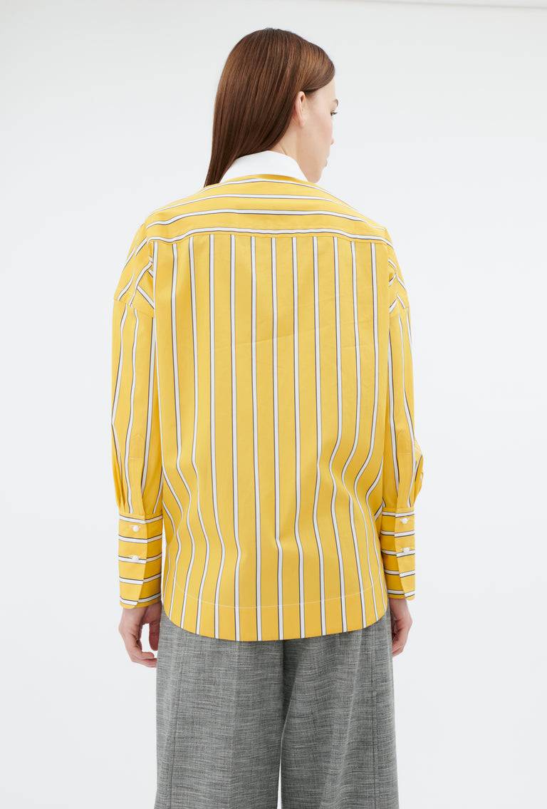 Odeeh Men's Stripe Bluse, Dandelion Black Friday