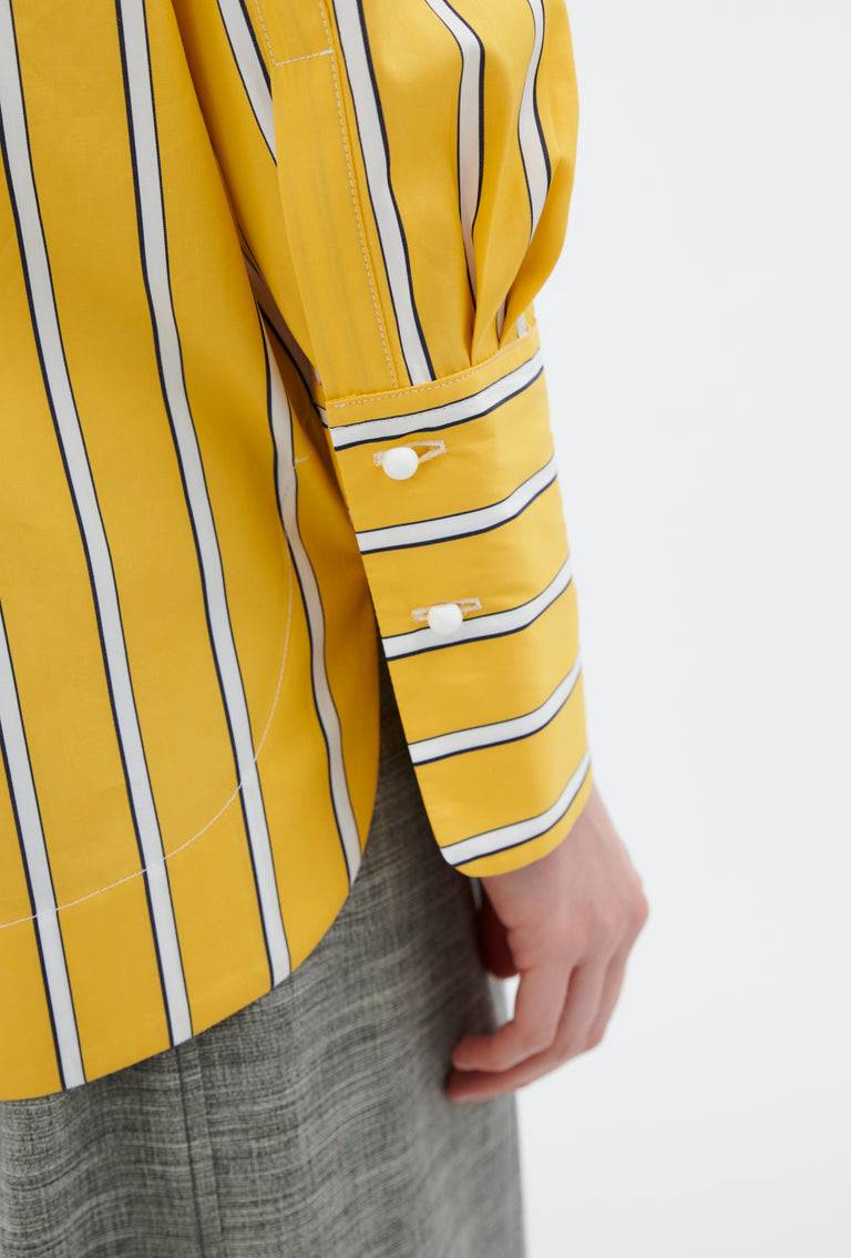 Odeeh Men's Stripe Bluse, Dandelion Black Friday