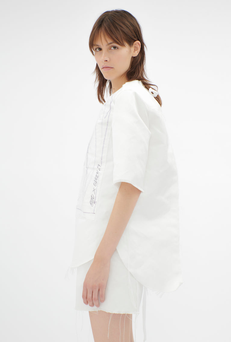 Odeeh Duchesse Bluse, White Cyber Monday