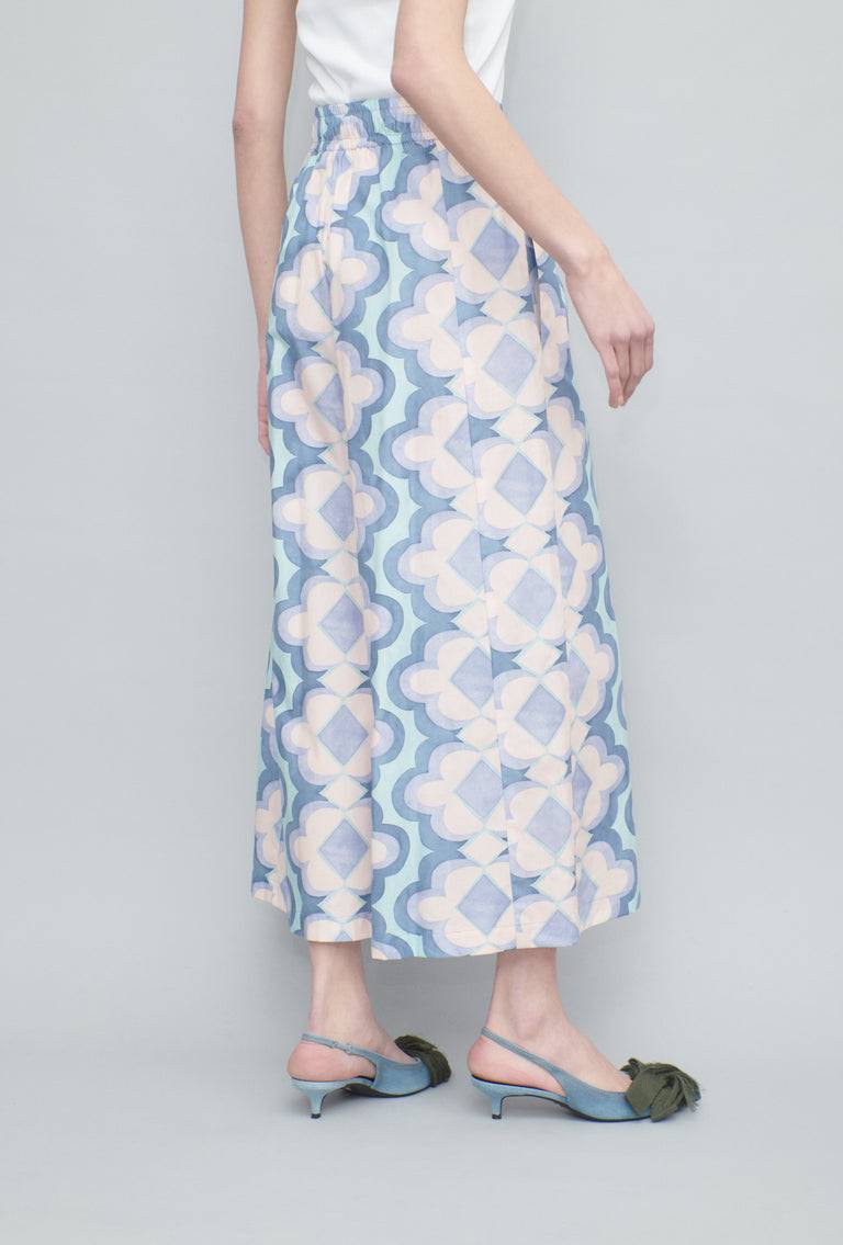 Odeeh Giant Arabesque Hose, Periwinkle Blue Online Outlet