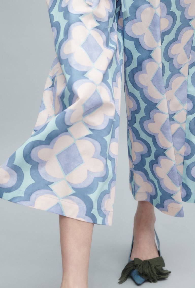 Odeeh Giant Arabesque Hose, Periwinkle Blue Online Outlet