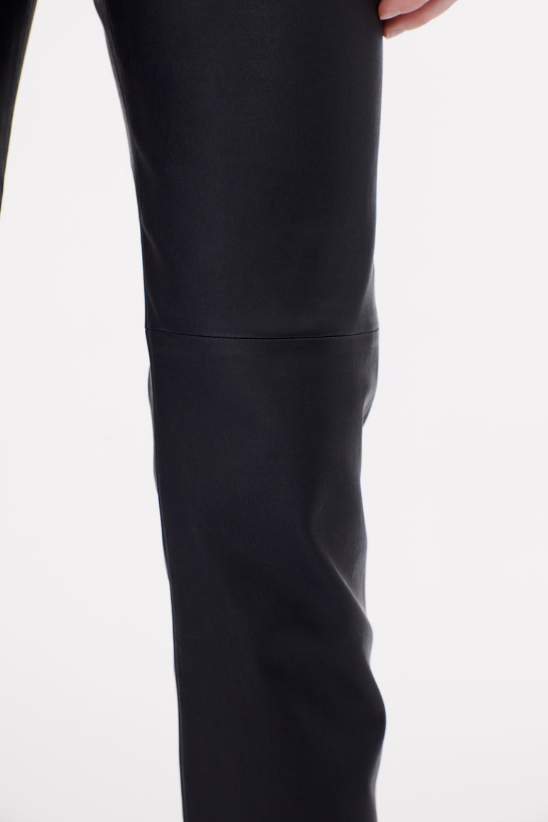 Odeeh Stretch Lamb Nappa Hose, Blackblue Zeitlich begrenztes Angebot