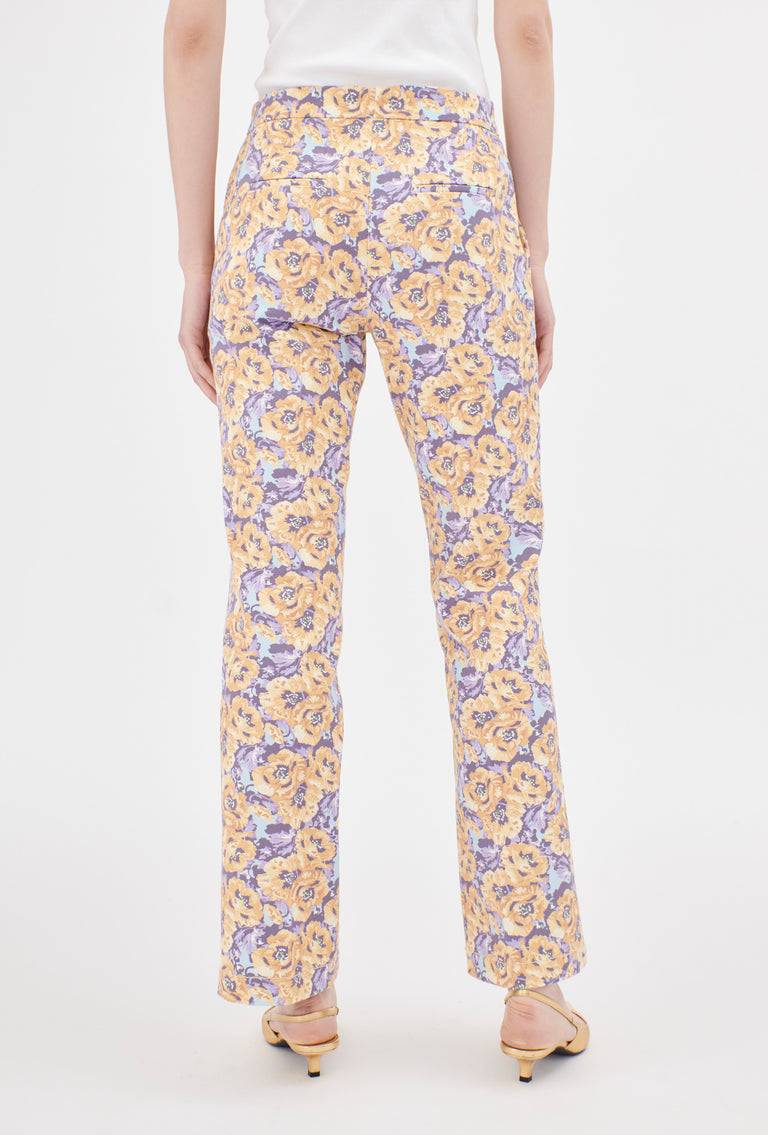 Odeeh Anemones Cotton Gabardine Hose, Lilac Blitzangebot