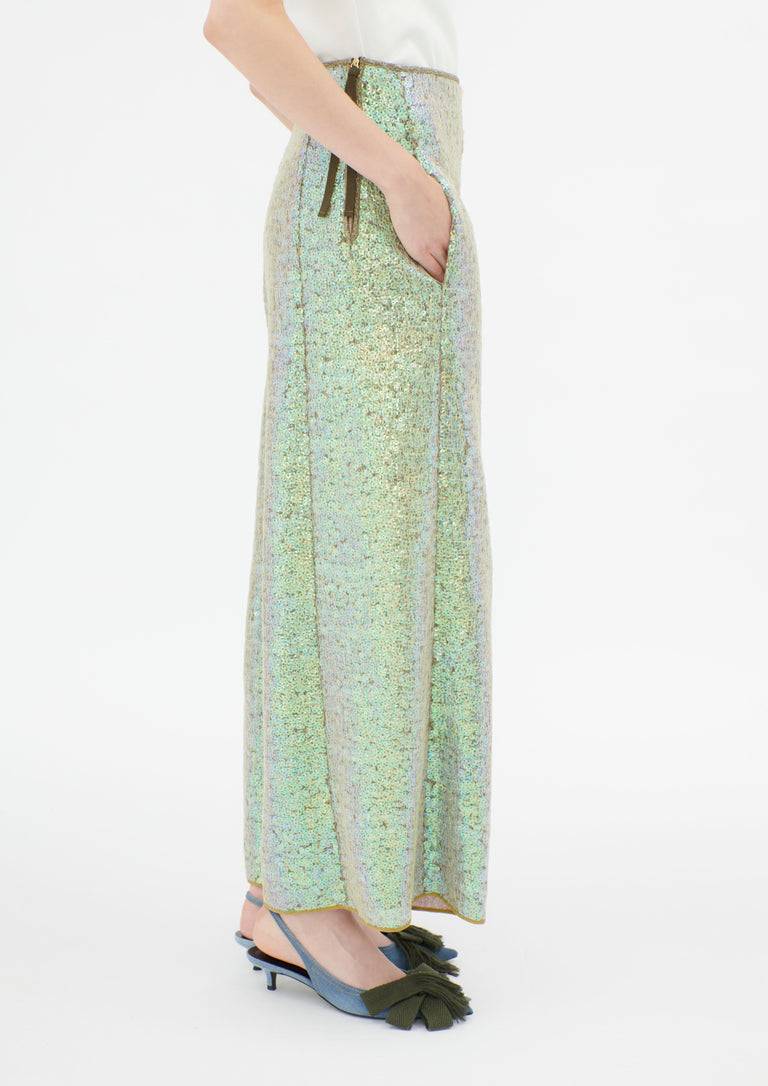 Odeeh Hazy Sequins Hose, Mermaid green Bestseller