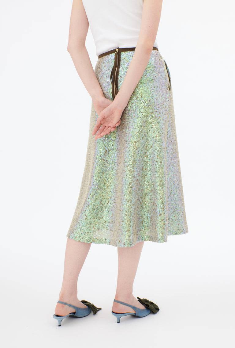 Odeeh Hazy Sequins Rock, Mermaid green Kauf eins, bekomm eins gratis