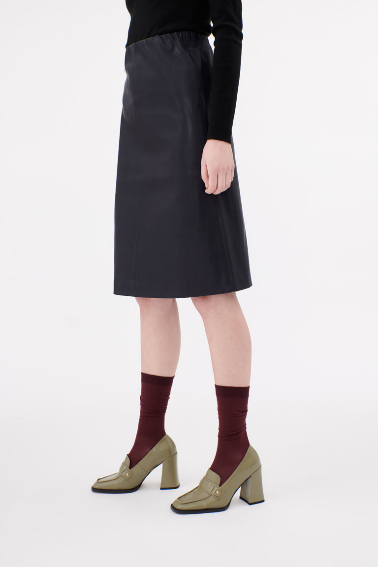 Odeeh Stretch Lamb Nappa Rock, Blackblue VIP-Rabatte