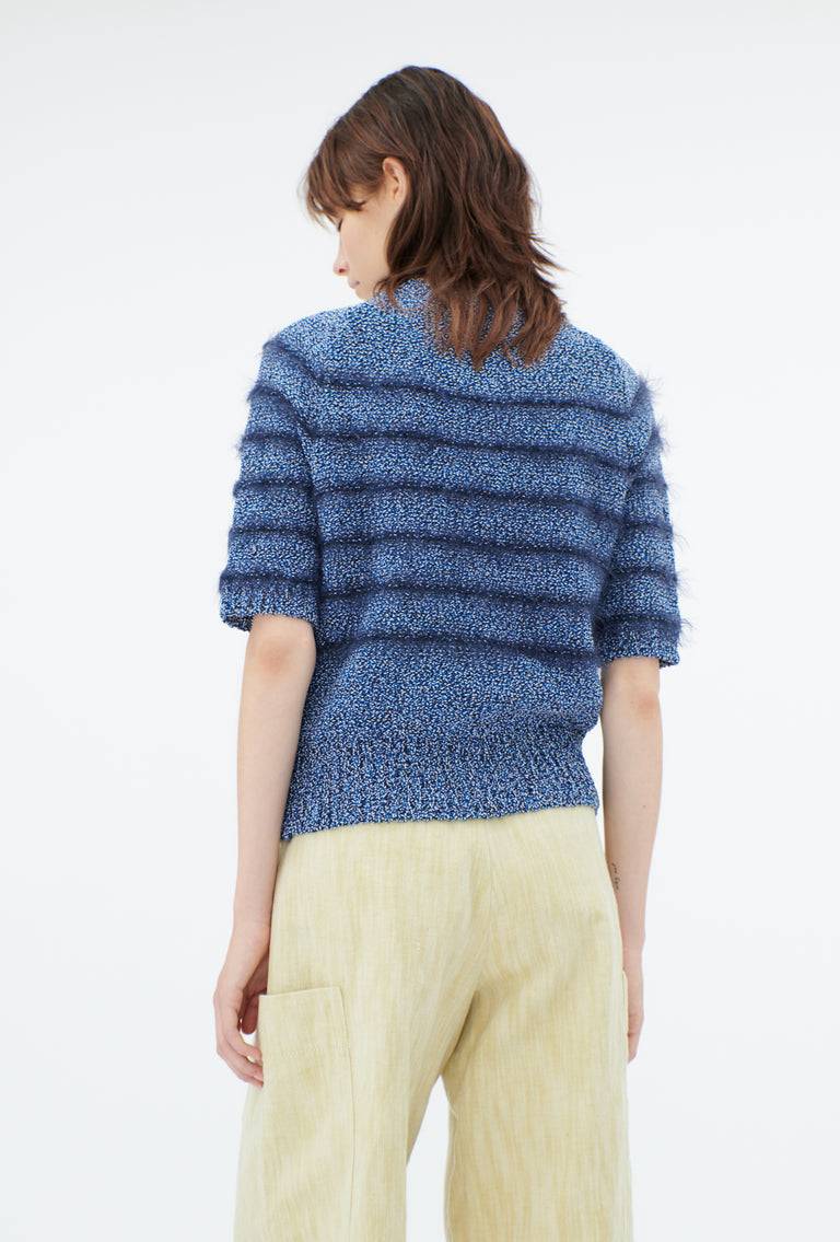 Odeeh Hairy Moulinè Pullover, Fayence Neueste Stile