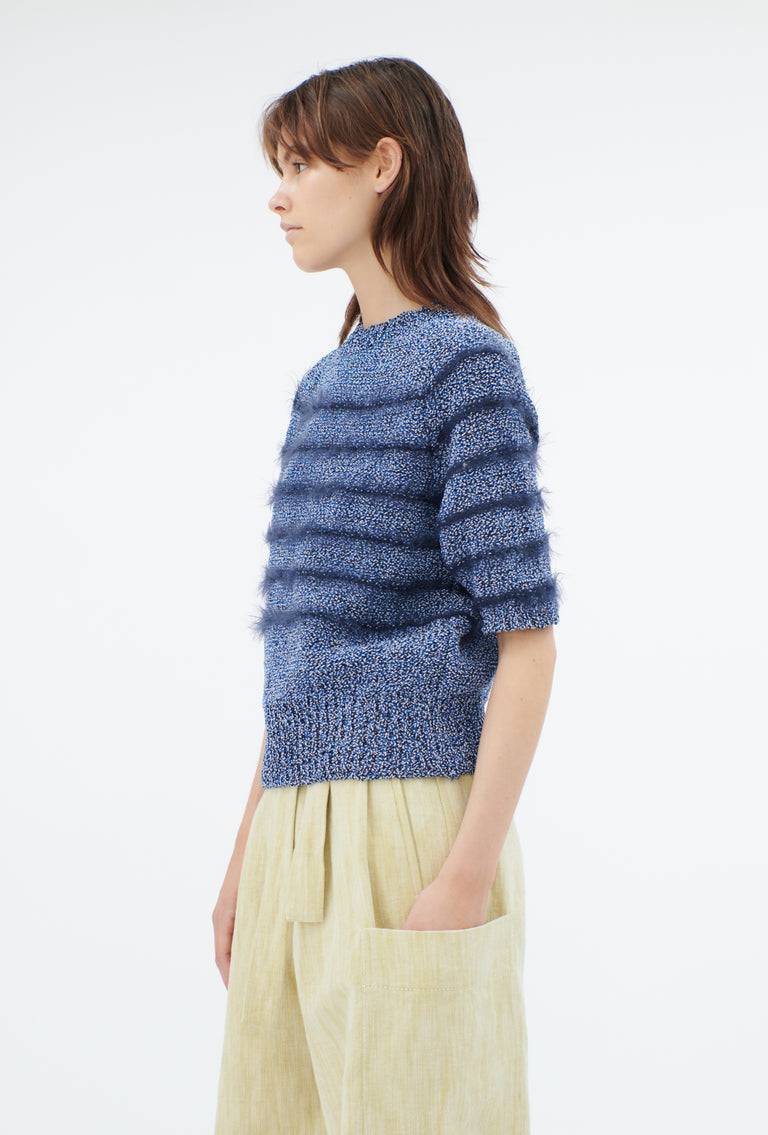 Odeeh Hairy Moulinè Pullover, Fayence Neueste Stile