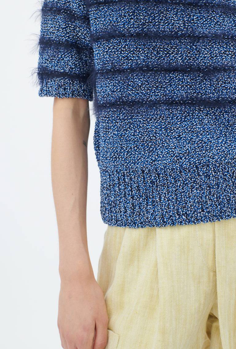 Odeeh Hairy Moulinè Pullover, Fayence Neueste Stile