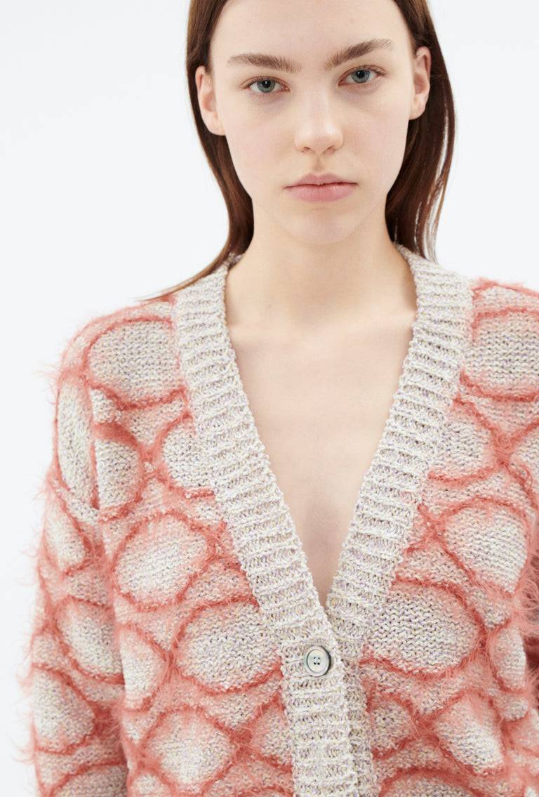 Odeeh Hairy Moulinè Cardigan, Basket Letzte 2 Tage