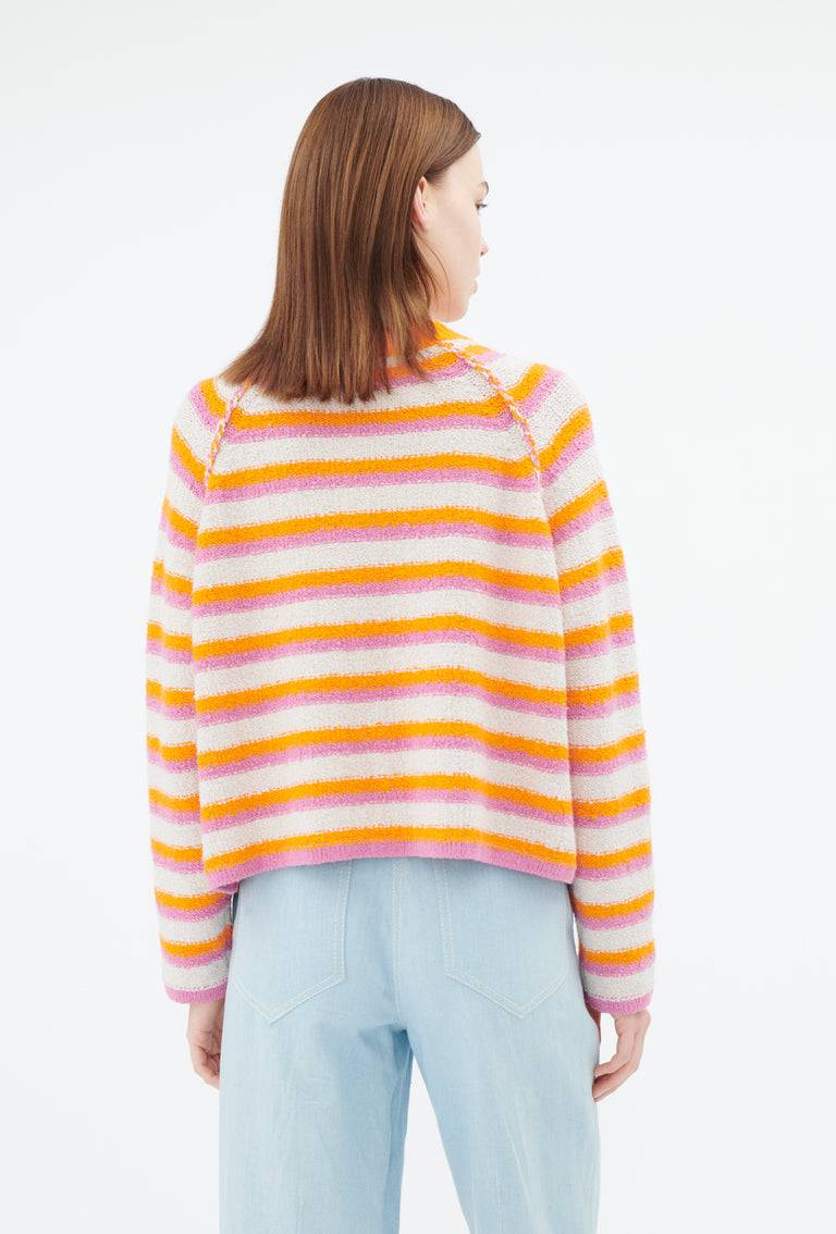 Odeeh Lido Stripe Pullover, Powder Sonderangebot der Fabrik