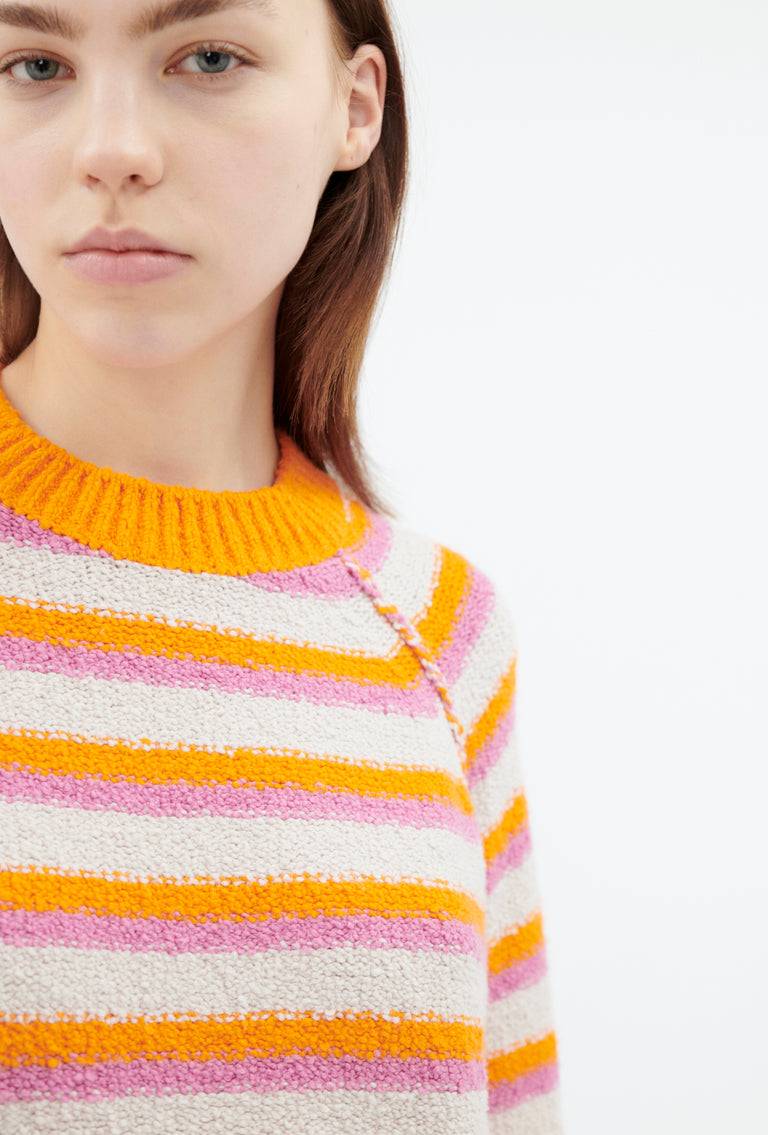 Odeeh Lido Stripe Pullover, Powder Sonderangebot der Fabrik
