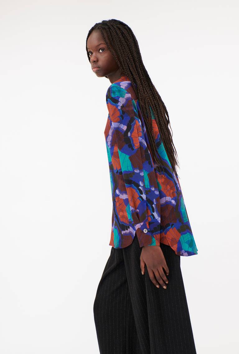 Odeeh Fans Bluse, Peacock Nur noch ein Tag übrig