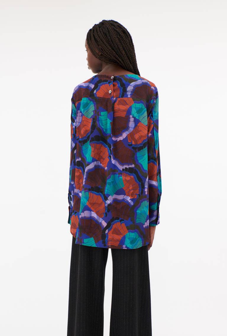 Odeeh Fans Bluse, Peacock Nur noch ein Tag übrig