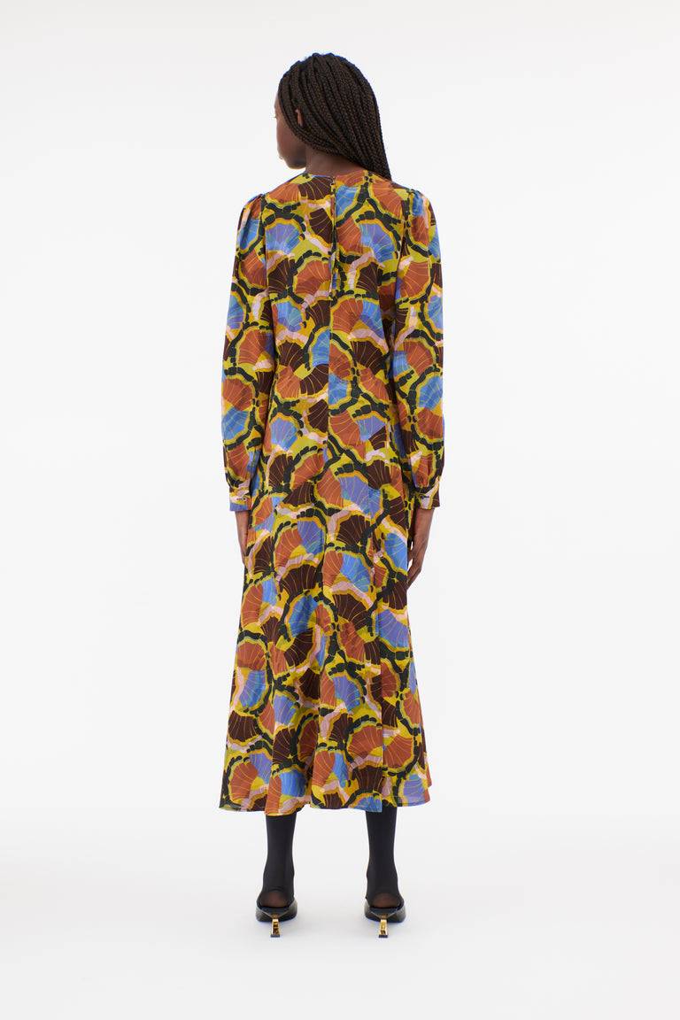 Odeeh Fans Kleid, Goldocker 50% Rabatt mit kostenlosem Versand