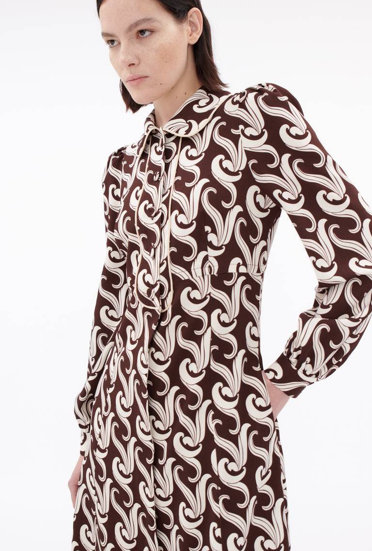 Odeeh Locks Kleid, Dark Chocolate Clearance-Verkauf