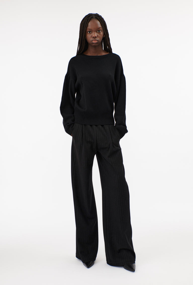 Odeeh Cash-Wool Mix Pullover, Jet Black Kostenloser Versand international