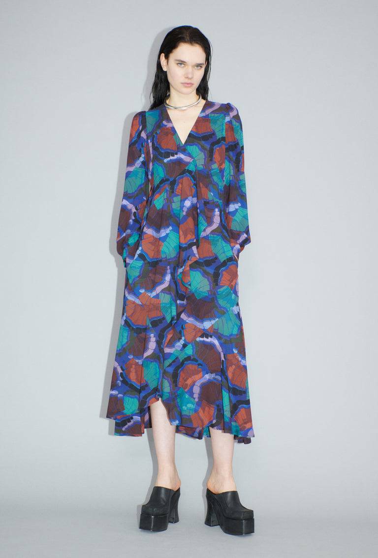 Odeeh Fans Kleid, Peacock Im Verkauf