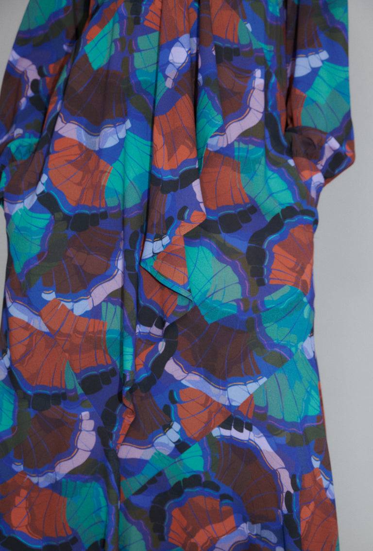 Odeeh Fans Kleid, Peacock Im Verkauf