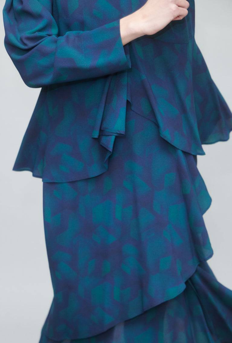 Odeeh Caleidoskope Kleid, Ink 50% Rabatt für begrenzte Zeit