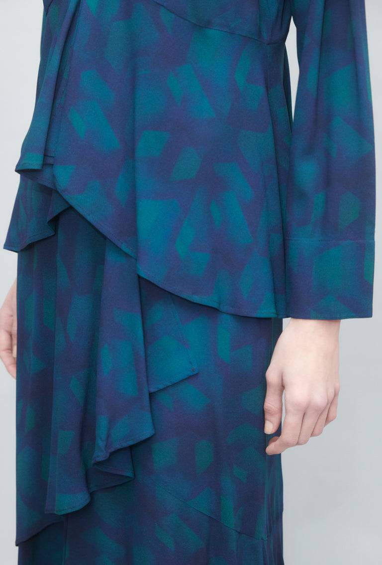 Odeeh Caleidoskope Kleid, Ink 50% Rabatt für begrenzte Zeit