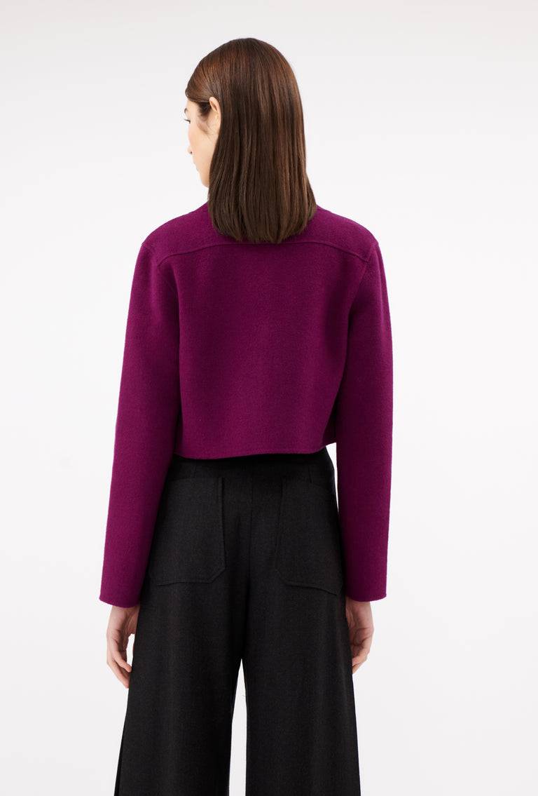 Odeeh Double Face Cashmere-Wool Jacke, Cyclamen Online