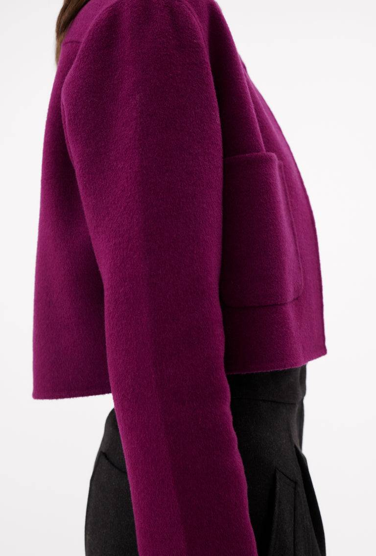 Odeeh Double Face Cashmere-Wool Jacke, Cyclamen Online